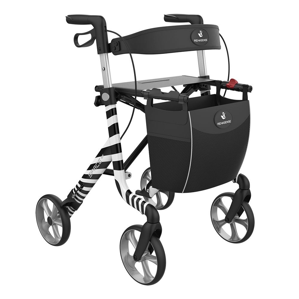 Rollator 4 roues SPACE LX ARTLINE ZEBRA Taille L
