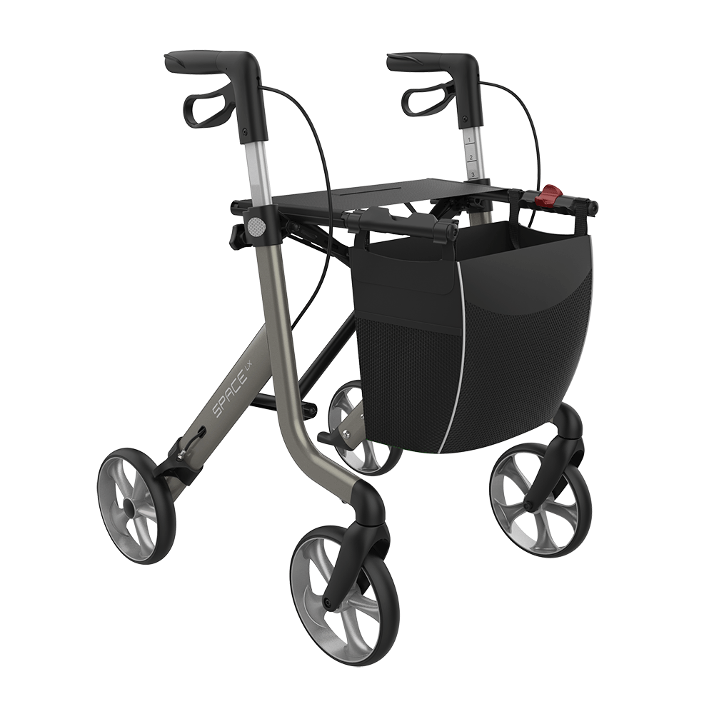 Rollator 4 roues SPACE LX CHAMPAGNE Taille M